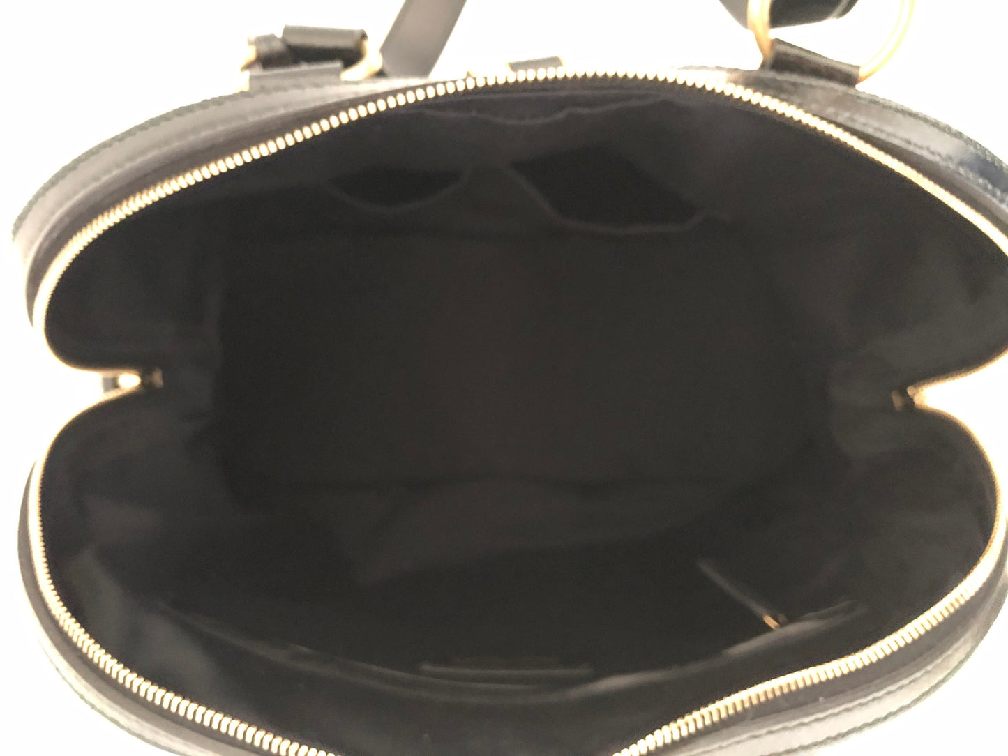 YVES SAINT LAURENT YSL - MUSE OVERSIZE BLACK PATENT LEATHER TOTE