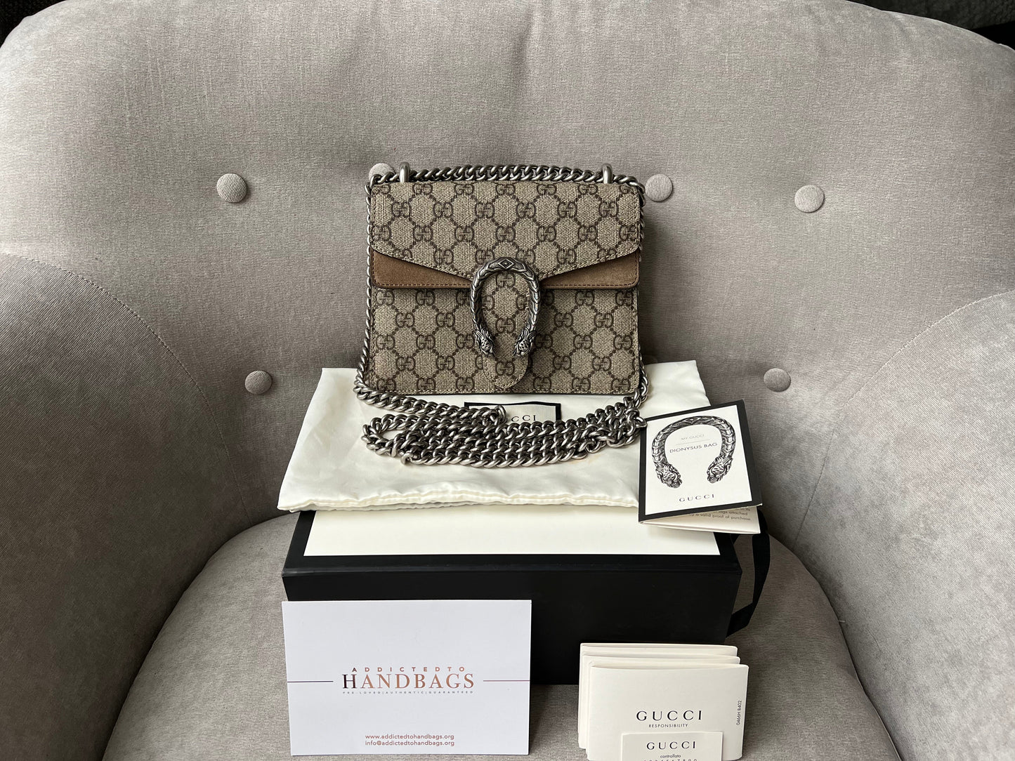 Gucci Dionysus GG Supreme Mini Shoulder Bag