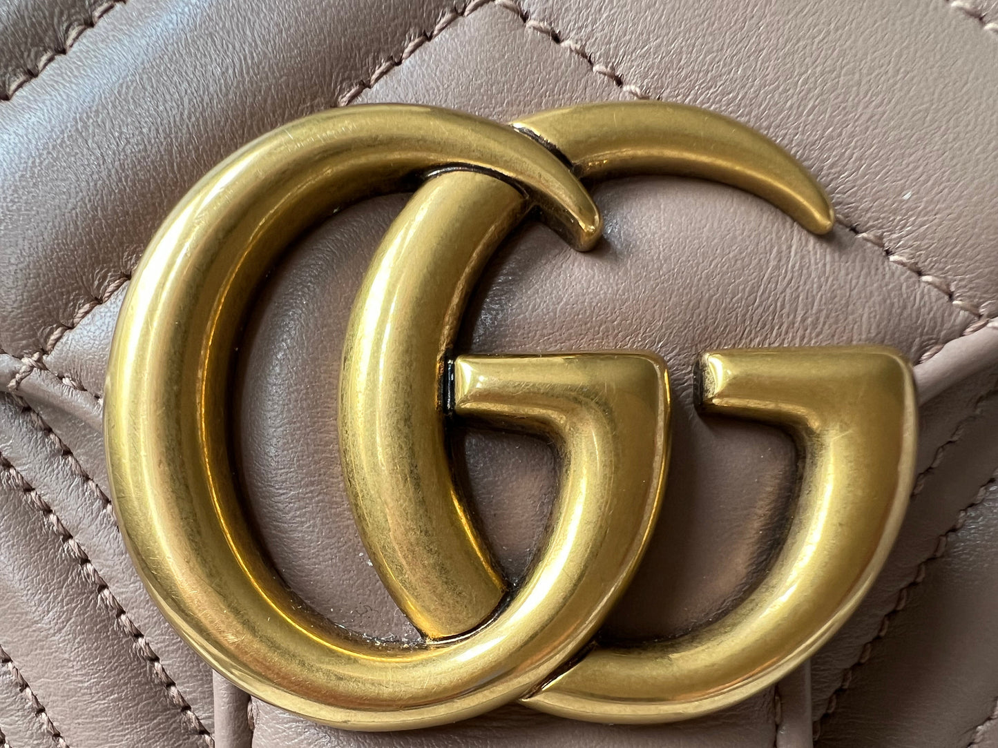Gucci GG Dusty Pink Marmont Small Shoulder Bag (RRP £1800)