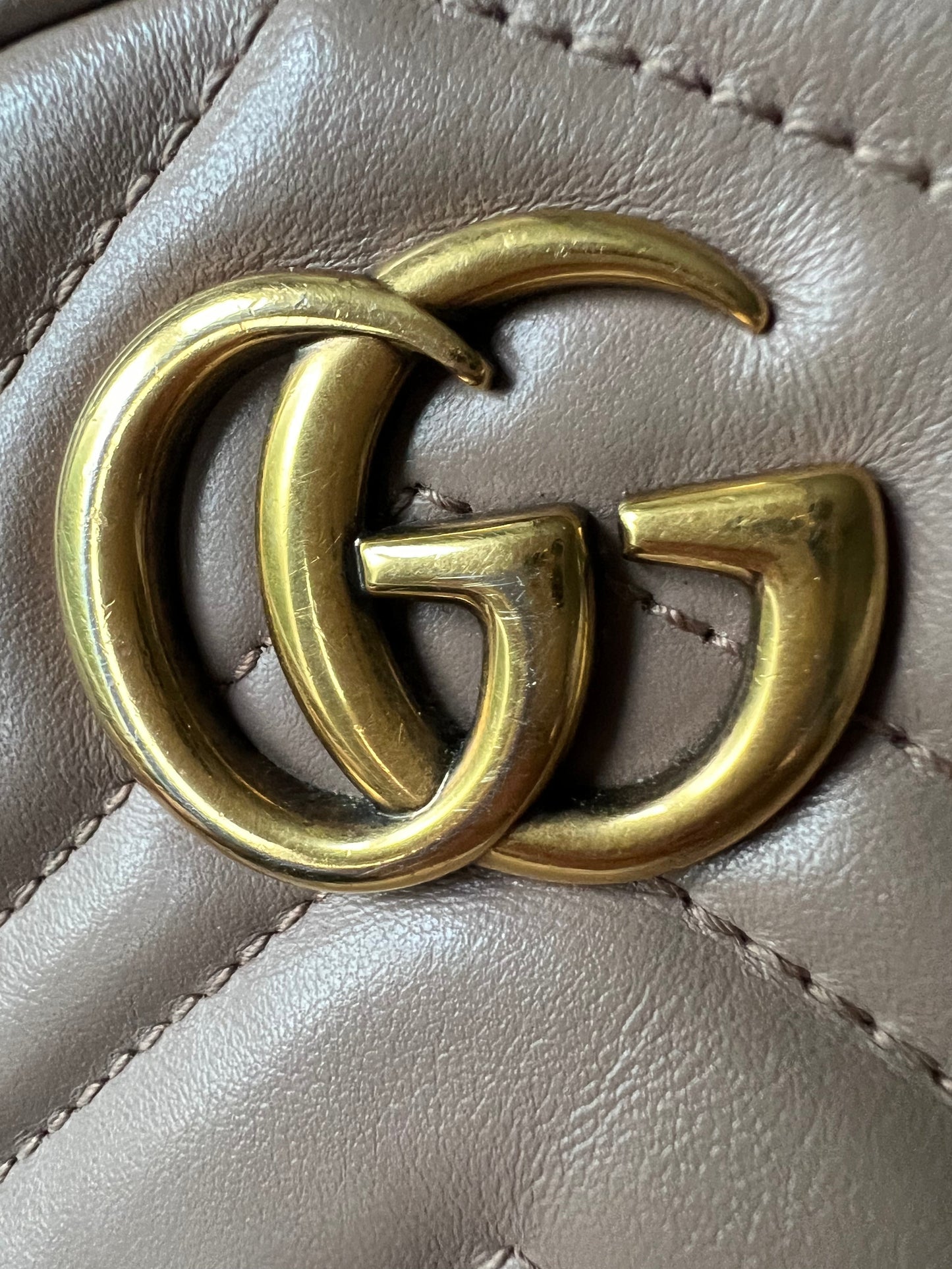 Gucci GG Dusty Pink Marmont Mini Shoulder Bag (RRP £1,160)