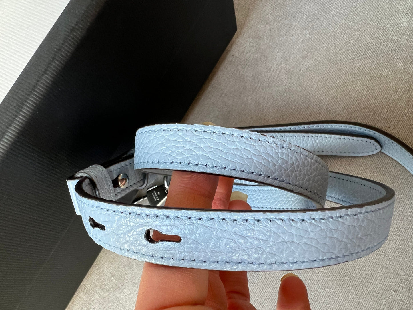 Gucci Pale Blue Medium Zumi Tote (RRP £2210)