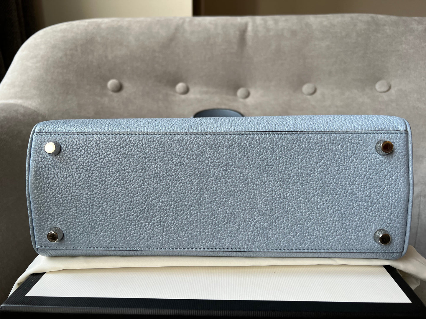 Gucci Pale Blue Medium Zumi Tote (RRP £2210)