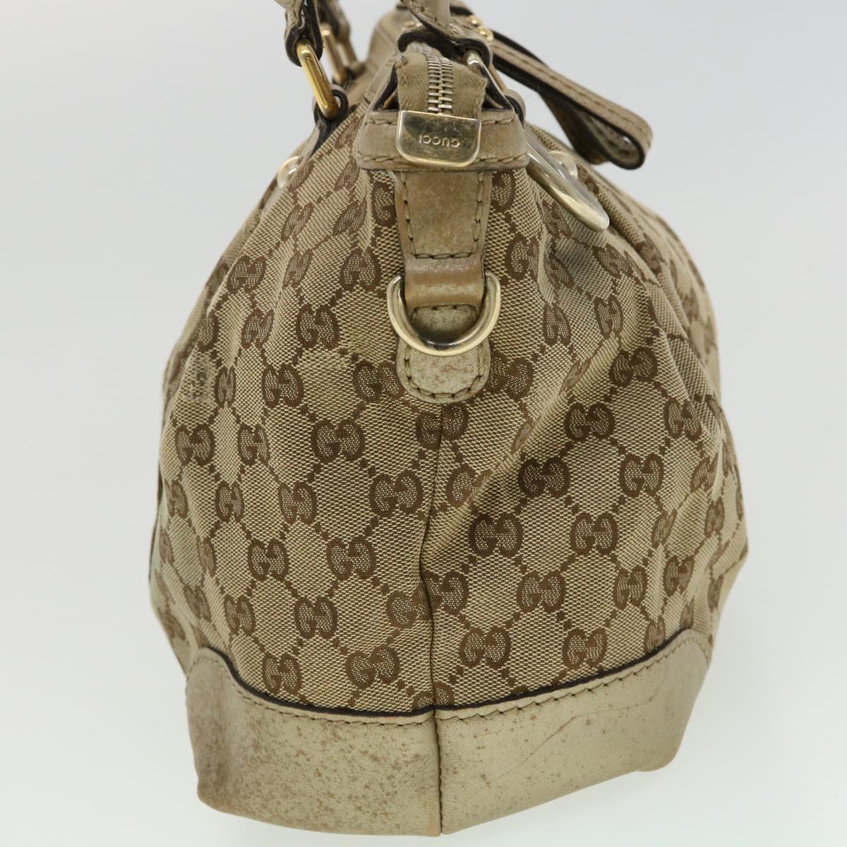 GUCCI GG Canvas Shoulder Bag 2way Beige  ki2405