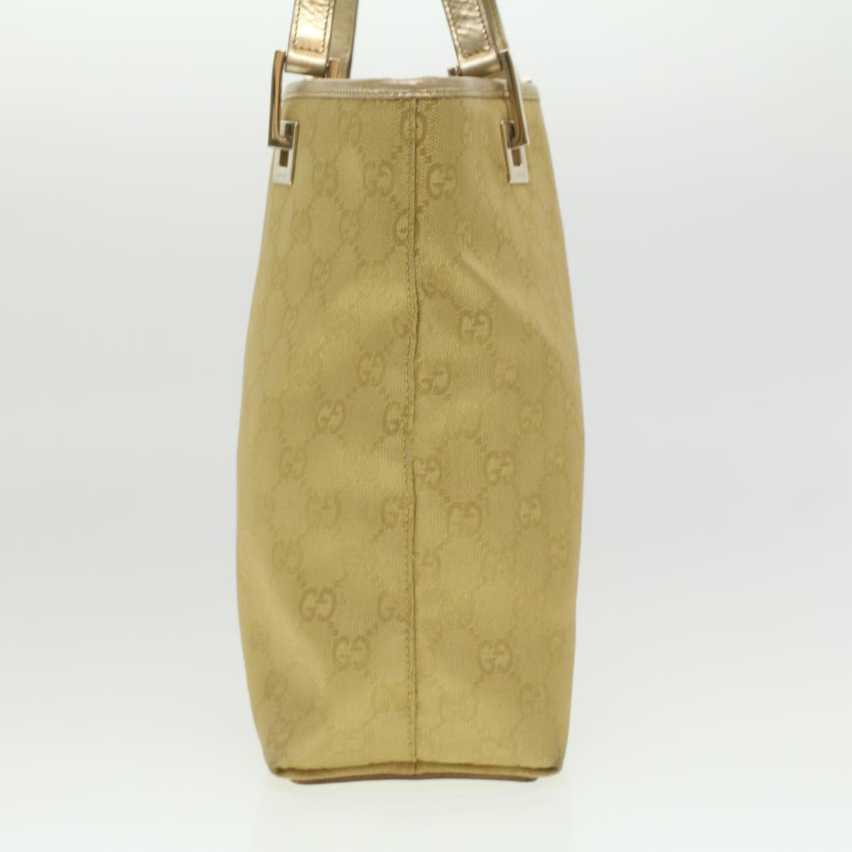 GUCCI GG Canvas Tote Bag Gold Tone 002.1099.001998  ki2751