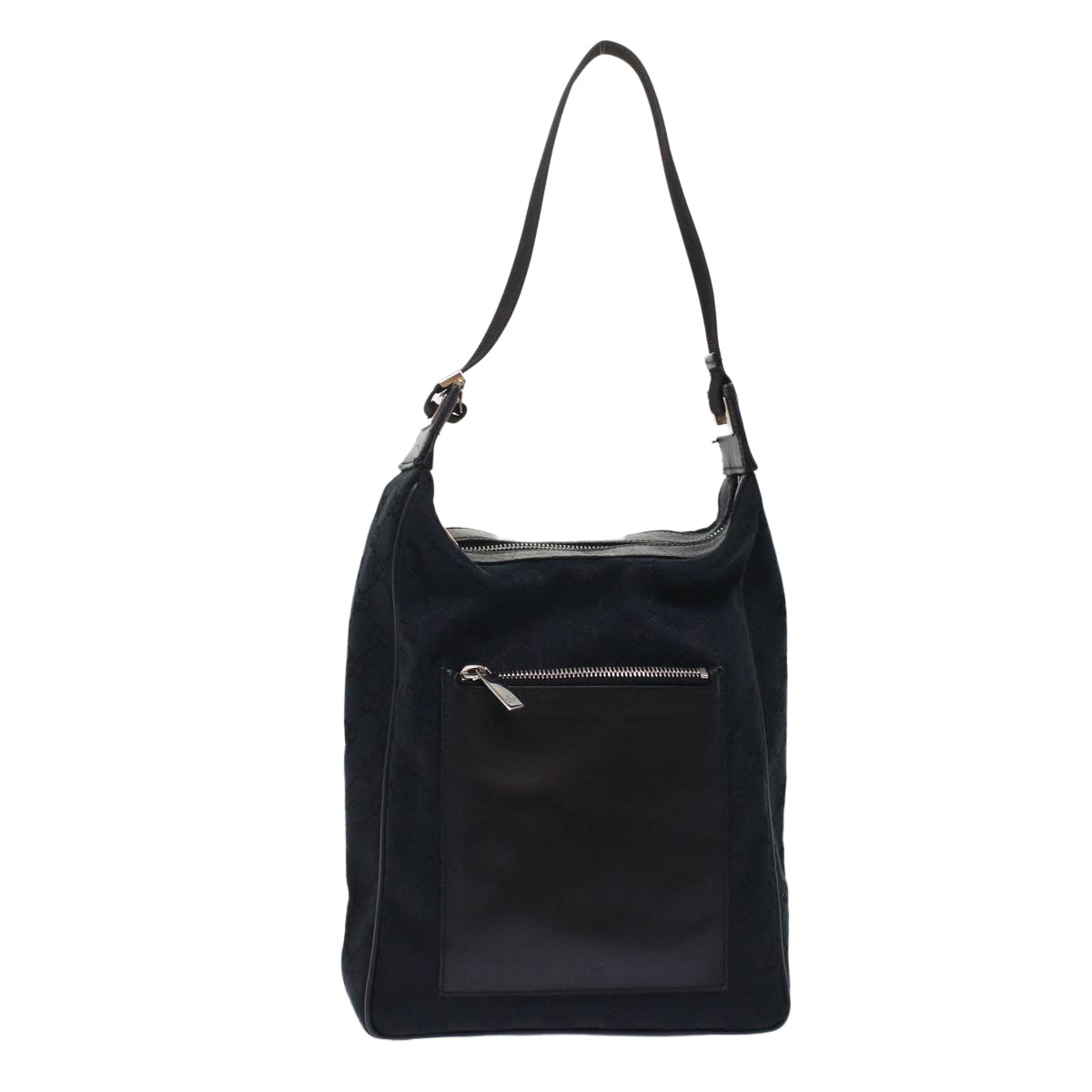 GUCCI GG Canvas Shoulder Bag Leather Black 019.0537 2123  ki3192