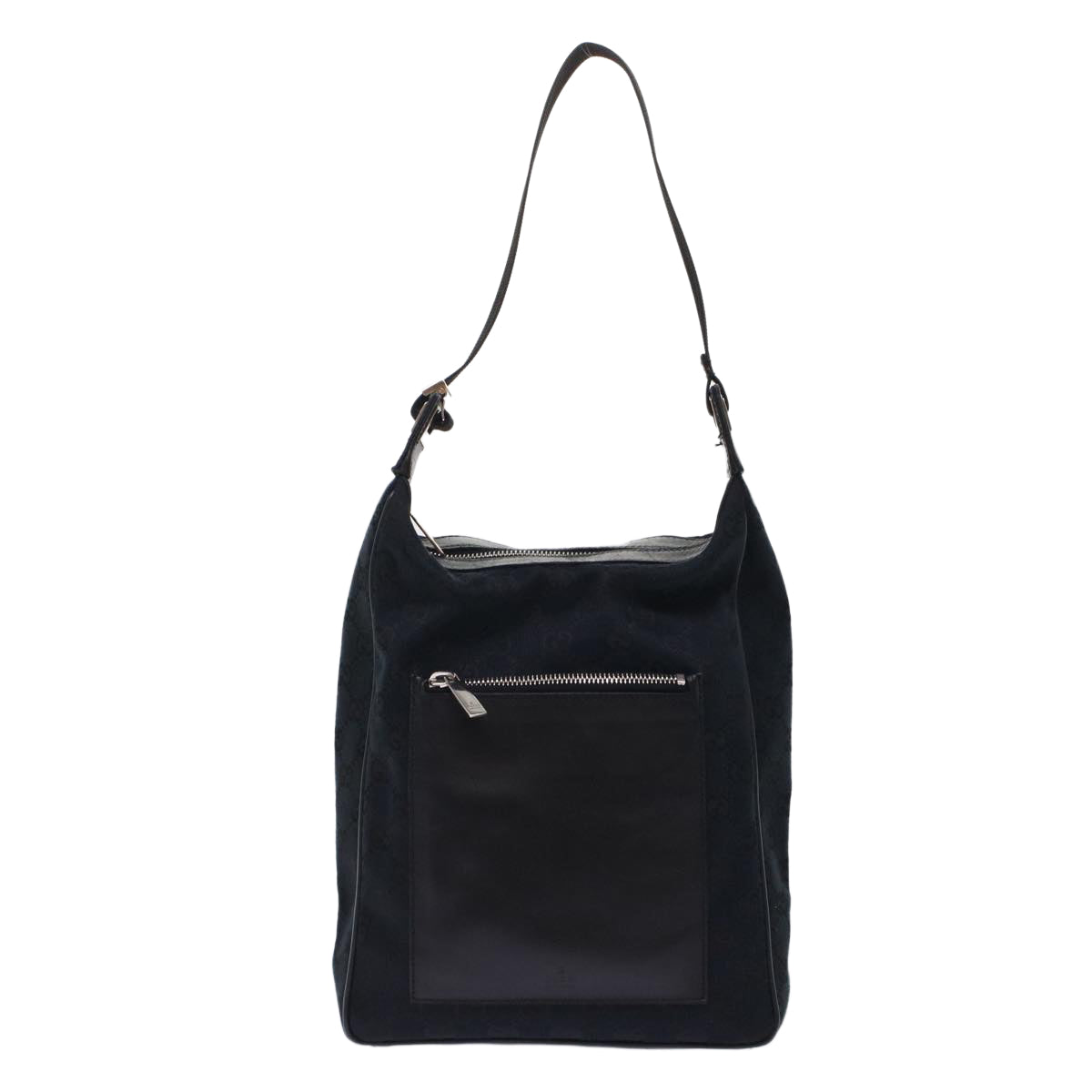 GUCCI GG Canvas Shoulder Bag Leather Black 019.0537 2123  ki3192