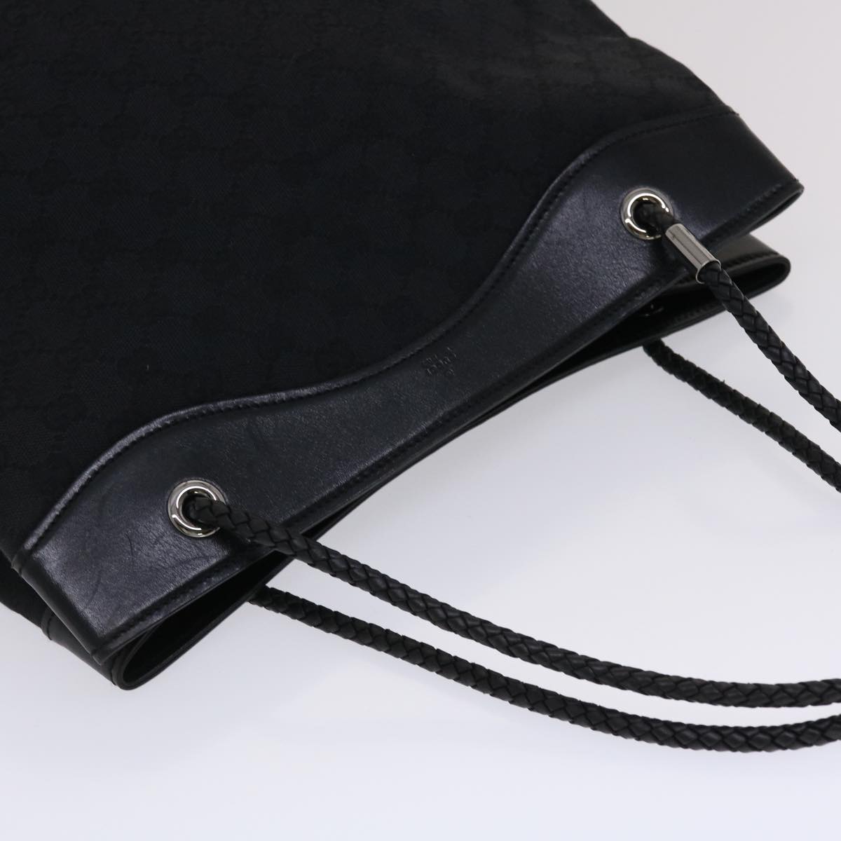 GUCCI GG Canvas Tote Bag Black 109141  ki3210