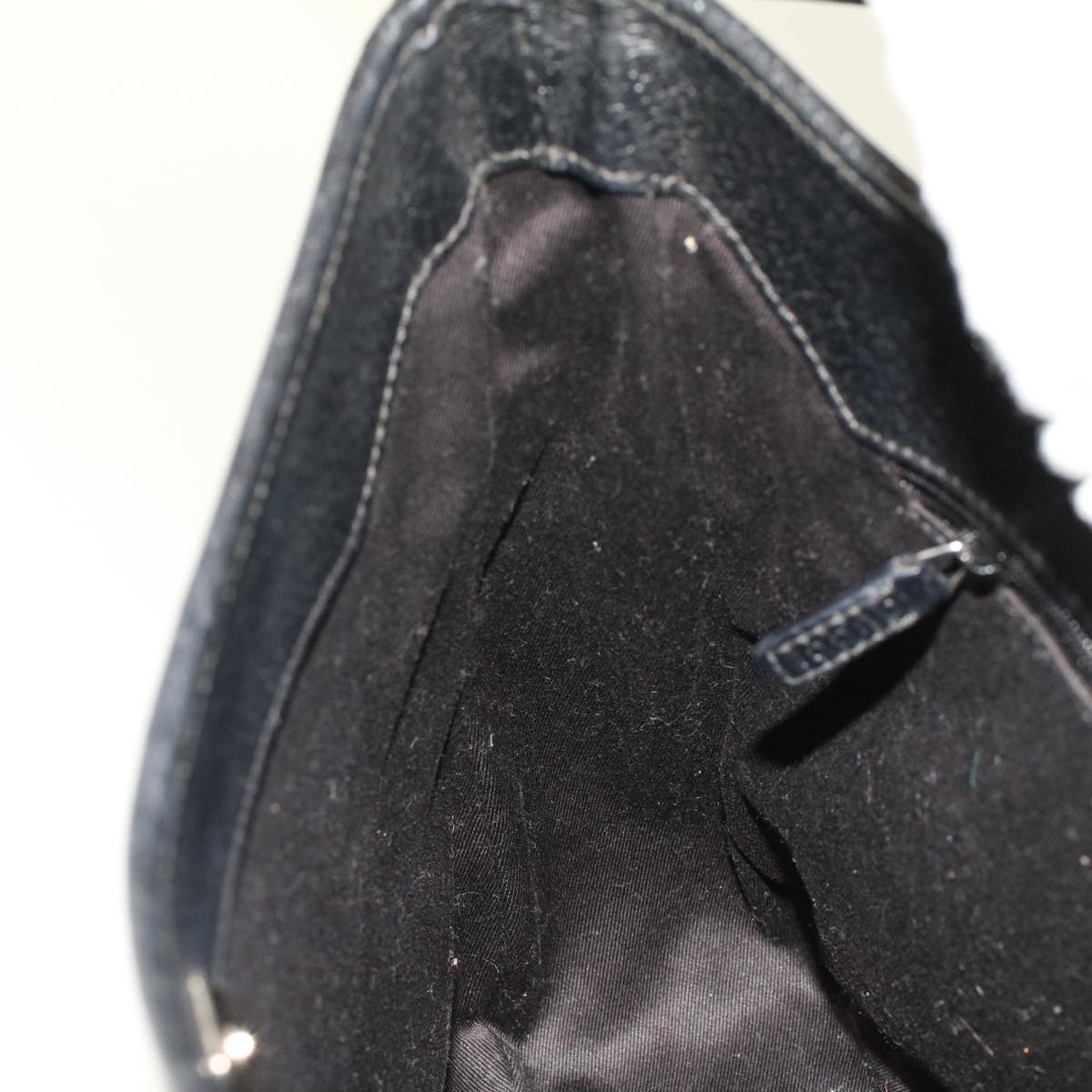 GUCCI GG Canvas Shoulder Bag Black 118012  ki3238