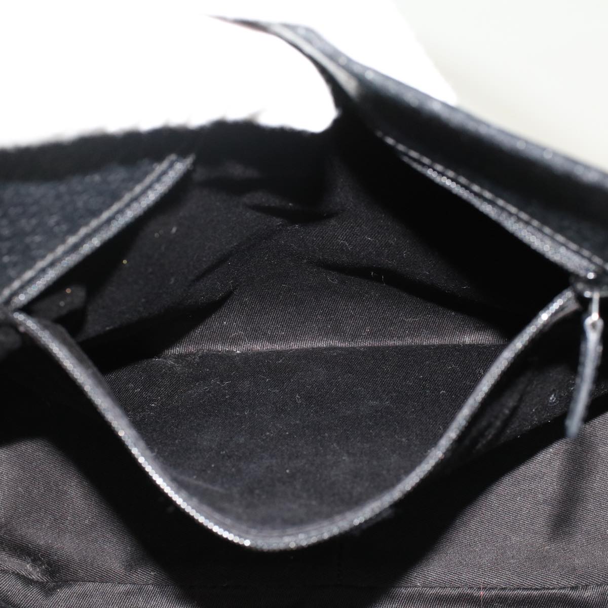GUCCI GG Canvas Shoulder Bag Black 118012  ki3238