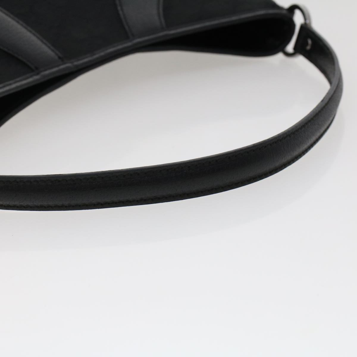 GUCCI GG Canvas Shoulder Bag Black 118012  ki3238