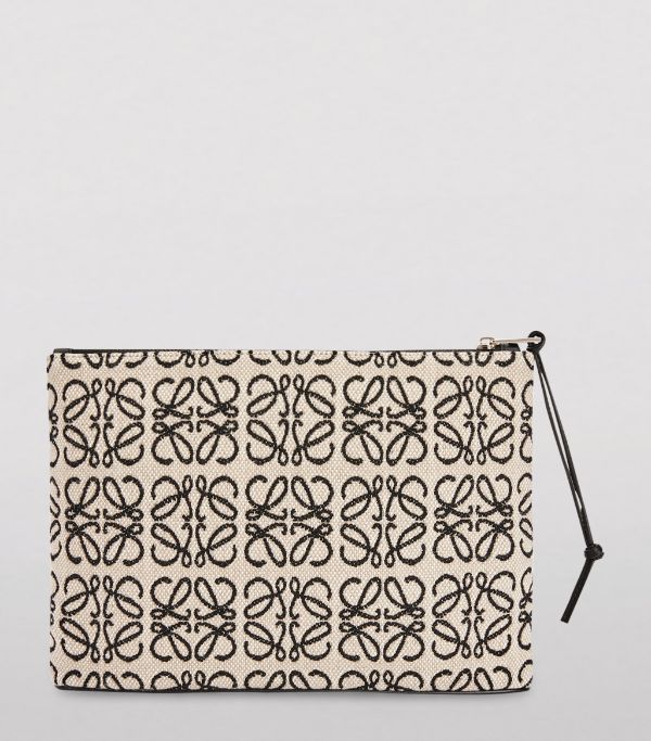 LOEWE Anagram Jacquard Oblong Pouch
