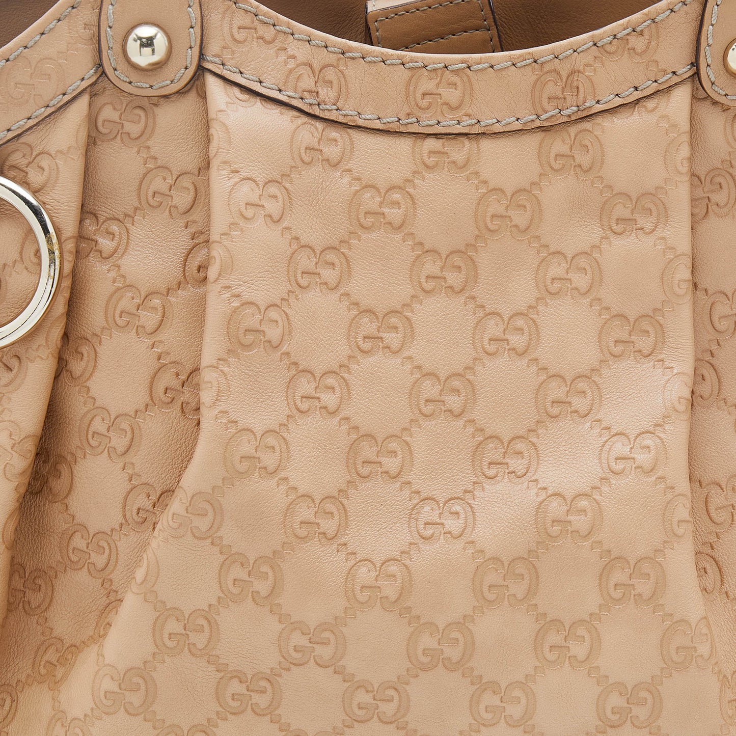 Gucci Beige Guccissima Leather Medium Sukey Tote
