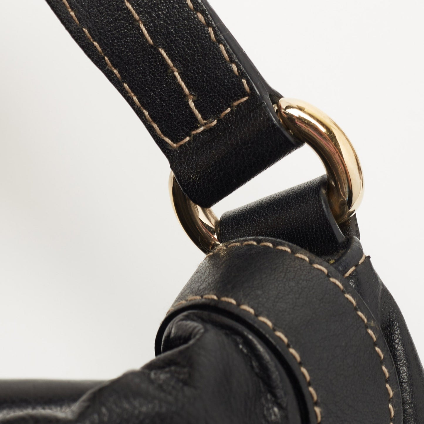 Gucci Black Leather Small Duchessa Shoulder Bag