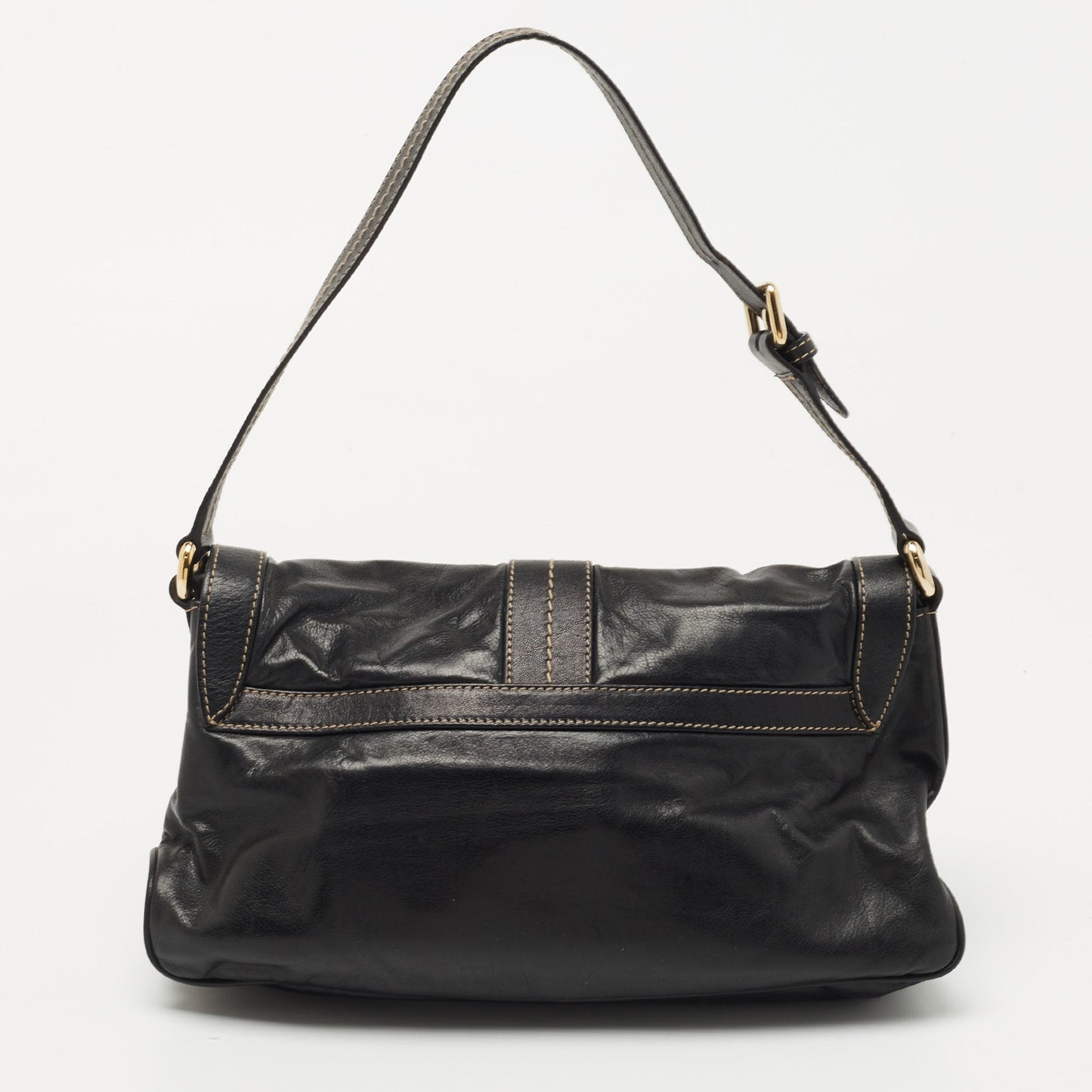 Gucci Black Leather Small Duchessa Shoulder Bag