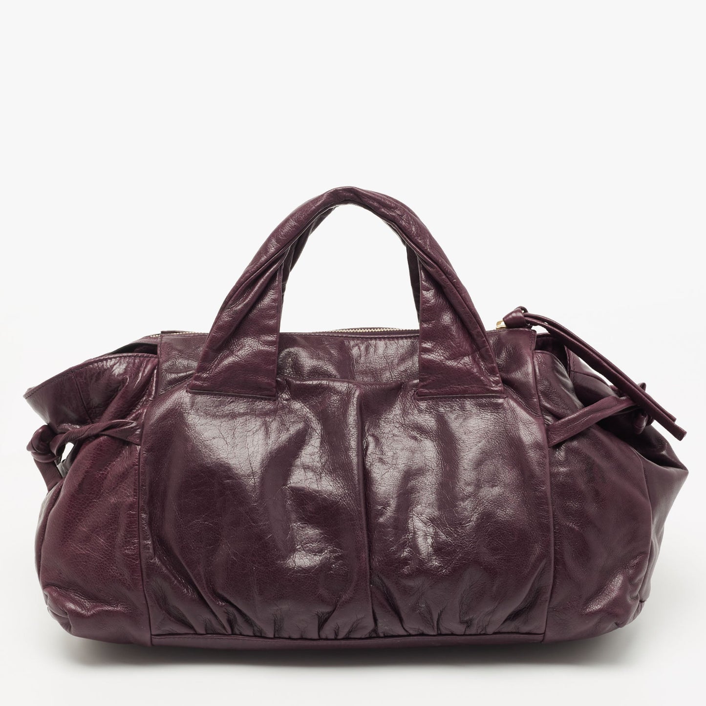 Gucci Purple Leather Hysteria Tote
