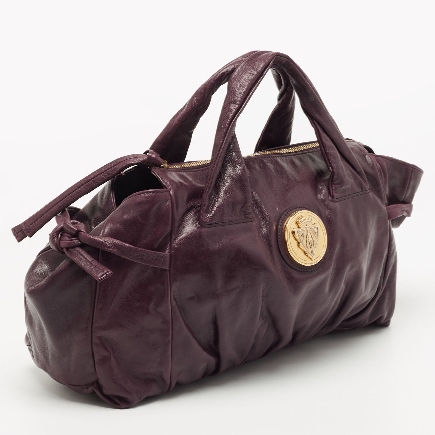 Gucci Purple Leather Hysteria Tote
