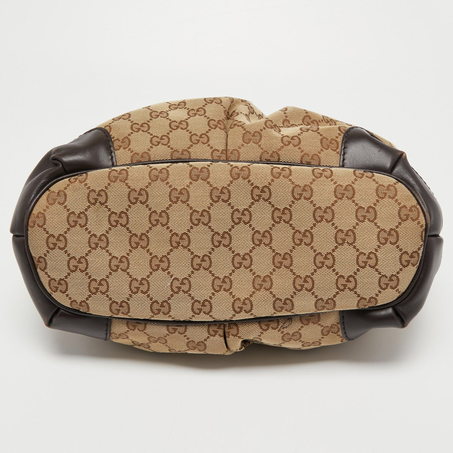 Gucci Beige/Ebony GG Canvas Medium Sukey Tote