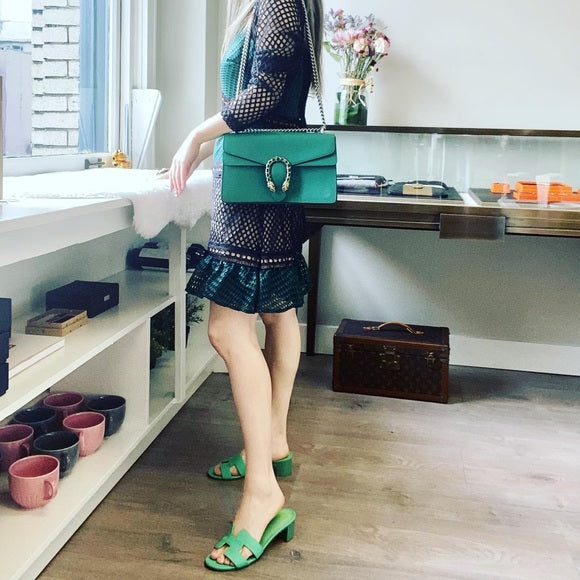 GUCCI Dionysus leather shoulder bag