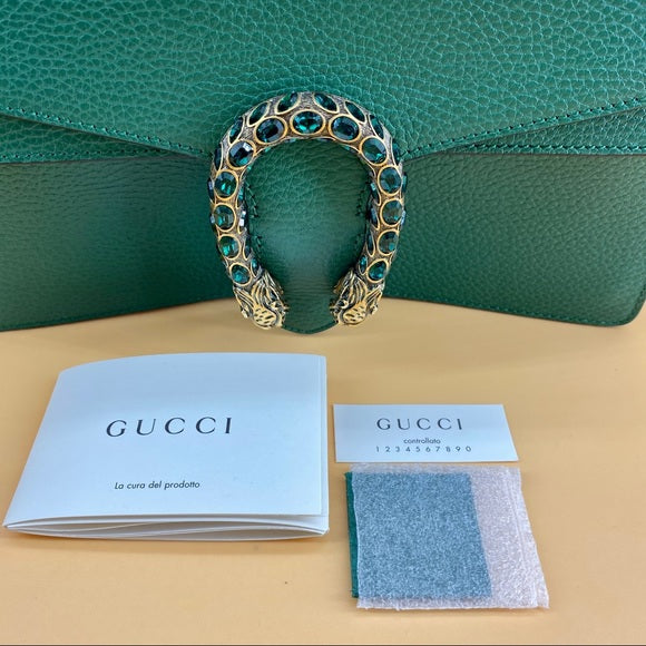 GUCCI Dionysus leather shoulder bag
