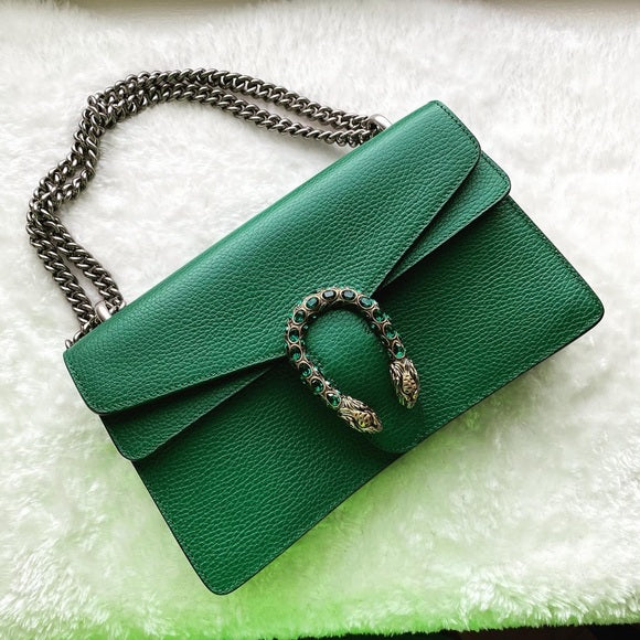 GUCCI Dionysus leather shoulder bag