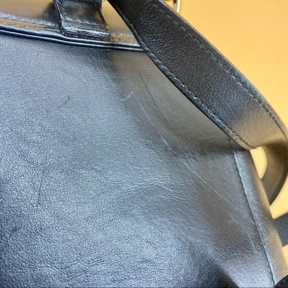 GUCCI mini bamboo leather backpack