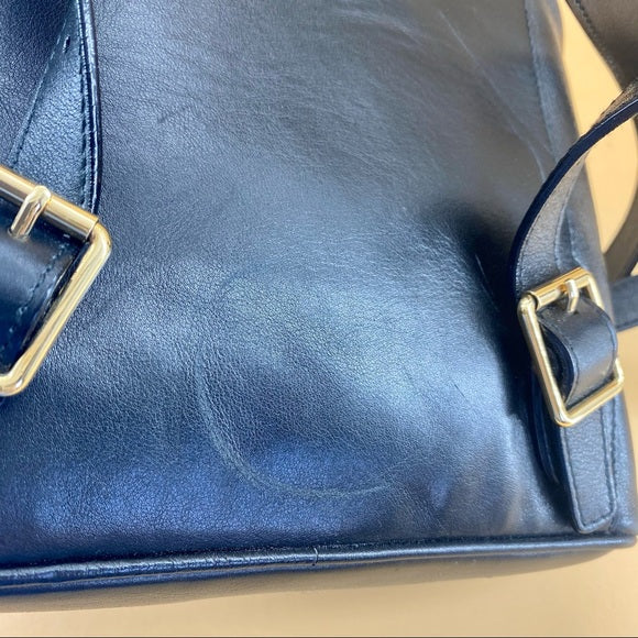 GUCCI mini bamboo leather backpack