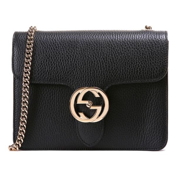 (WMNS) GUCCI Leather Organ Satchel Single Shoulder Bag Black 510304-CAO0G-1000
