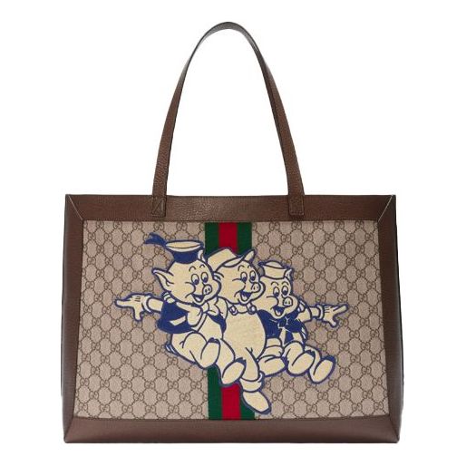 (WMNS) GUCCI Ophidia Series Pattern GGSingle Shoulder Bag Brown 547947-9VE1C-8685