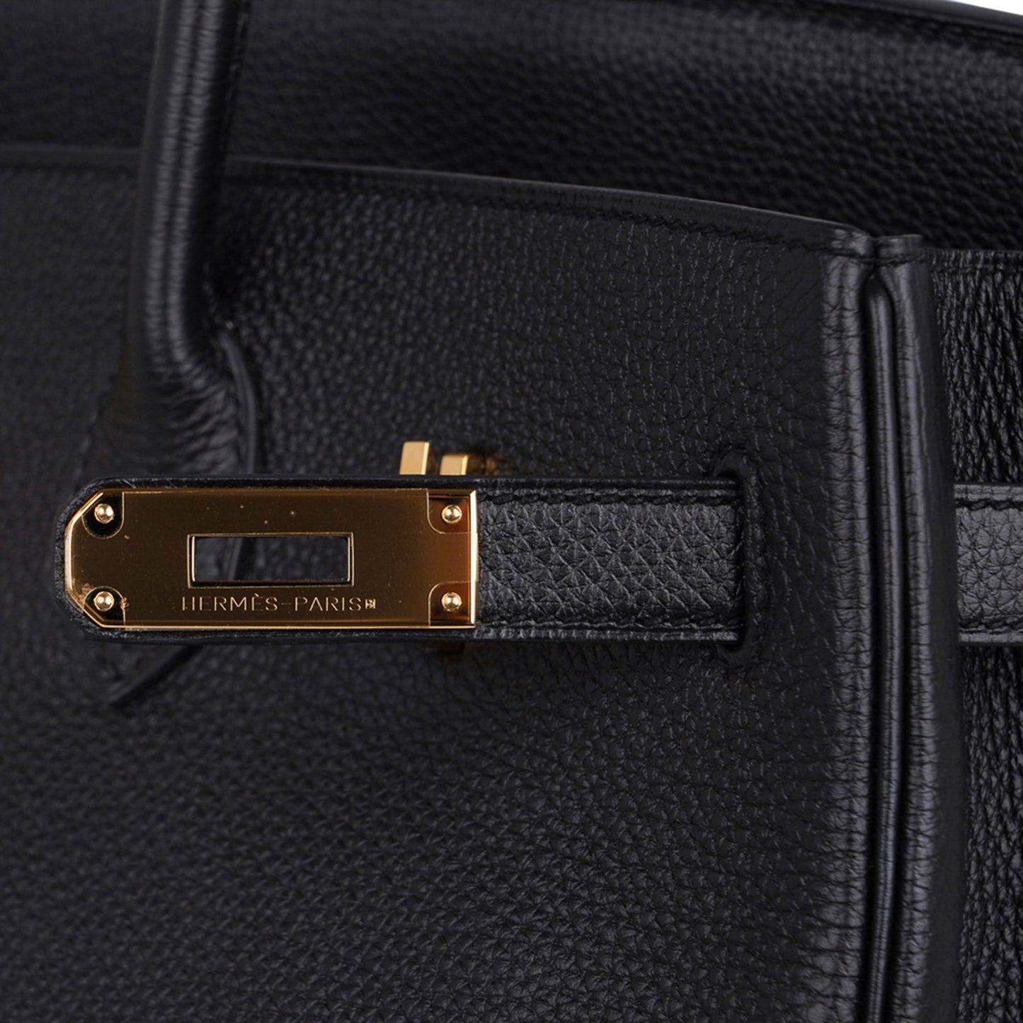 Hermes Birkin 35 Bag Black Togo Gold Hardware Ultimate Classic