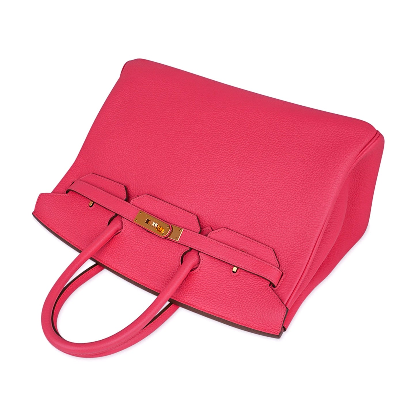 Hermes Birkin 35 Bag Rose Lipstick Pink Togo Gold Hardware