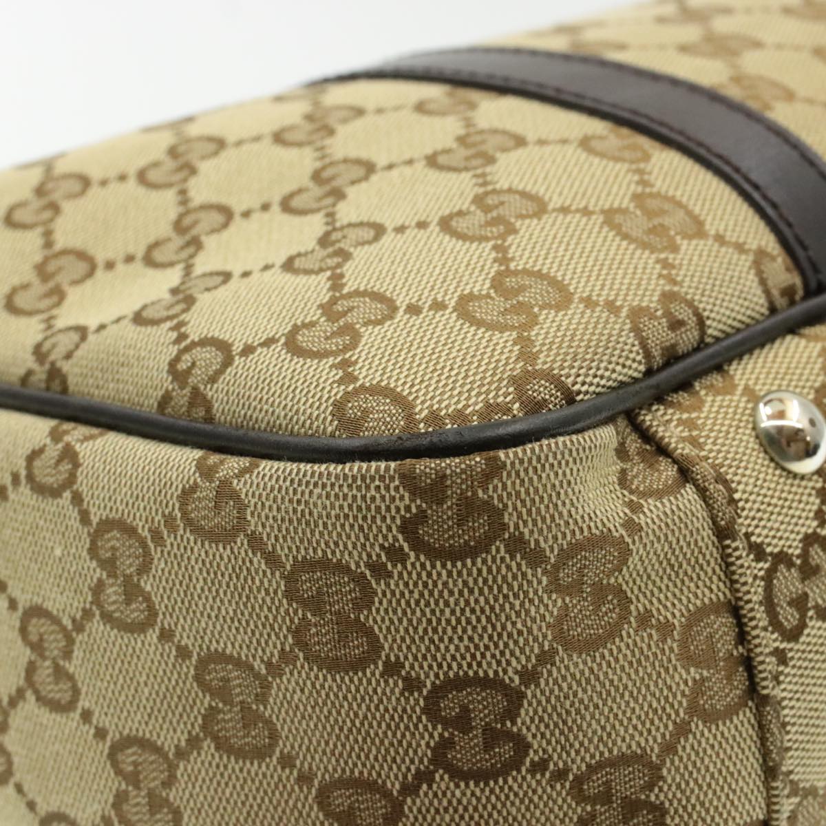 GUCCI Interlocking GG Canvas Tote Bag Beige  pg1427