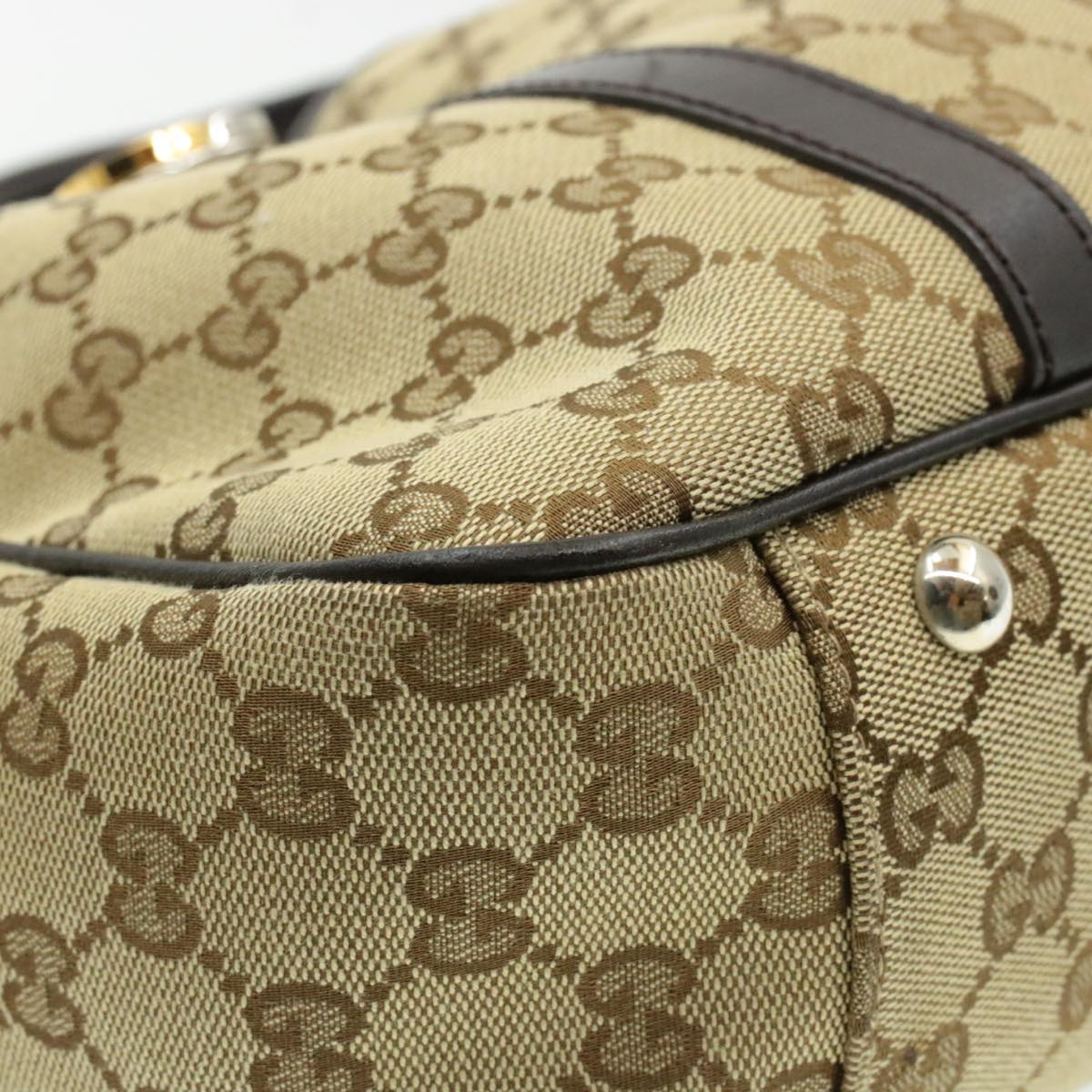 GUCCI Interlocking GG Canvas Tote Bag Beige  pg1427