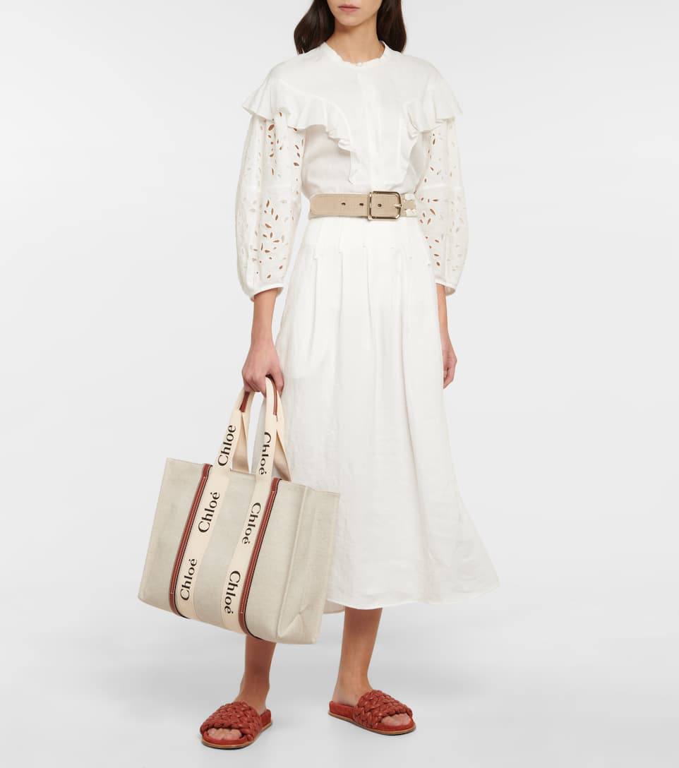 Chloé - Woody Large Canvas Tote
