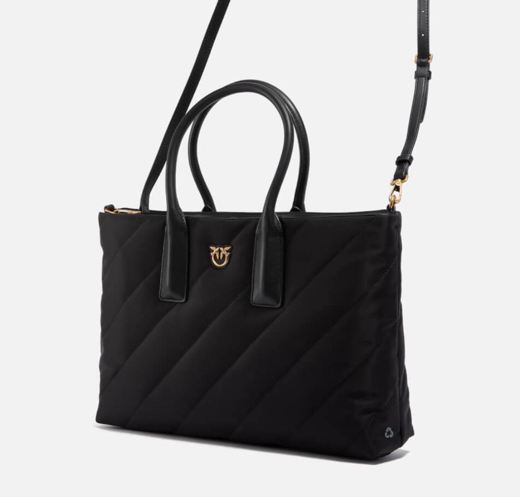 Original Pinko Maxi Puff Qualitied Shell Tote Bag