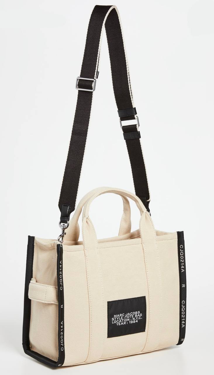 MARC JACOBS The Jacquard Traveler Tote Bag Warm Sand