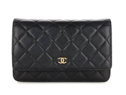 Chanel Black Classic Wallet On Chain