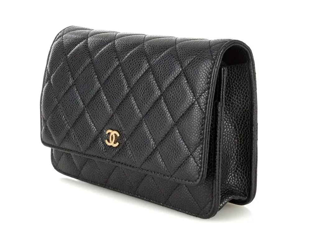 Chanel Black Classic Wallet On Chain