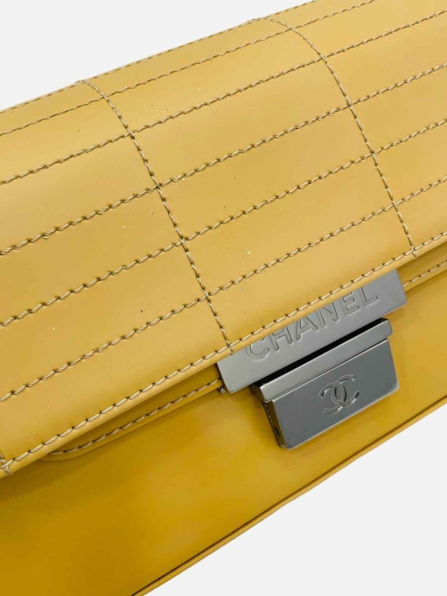 CHANEL East West Flap Beige Shoulder Bag