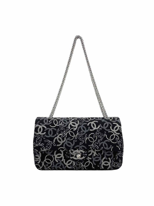 CHANEL Paris-Shanghai Pudong Flap Black Shoulder Bag