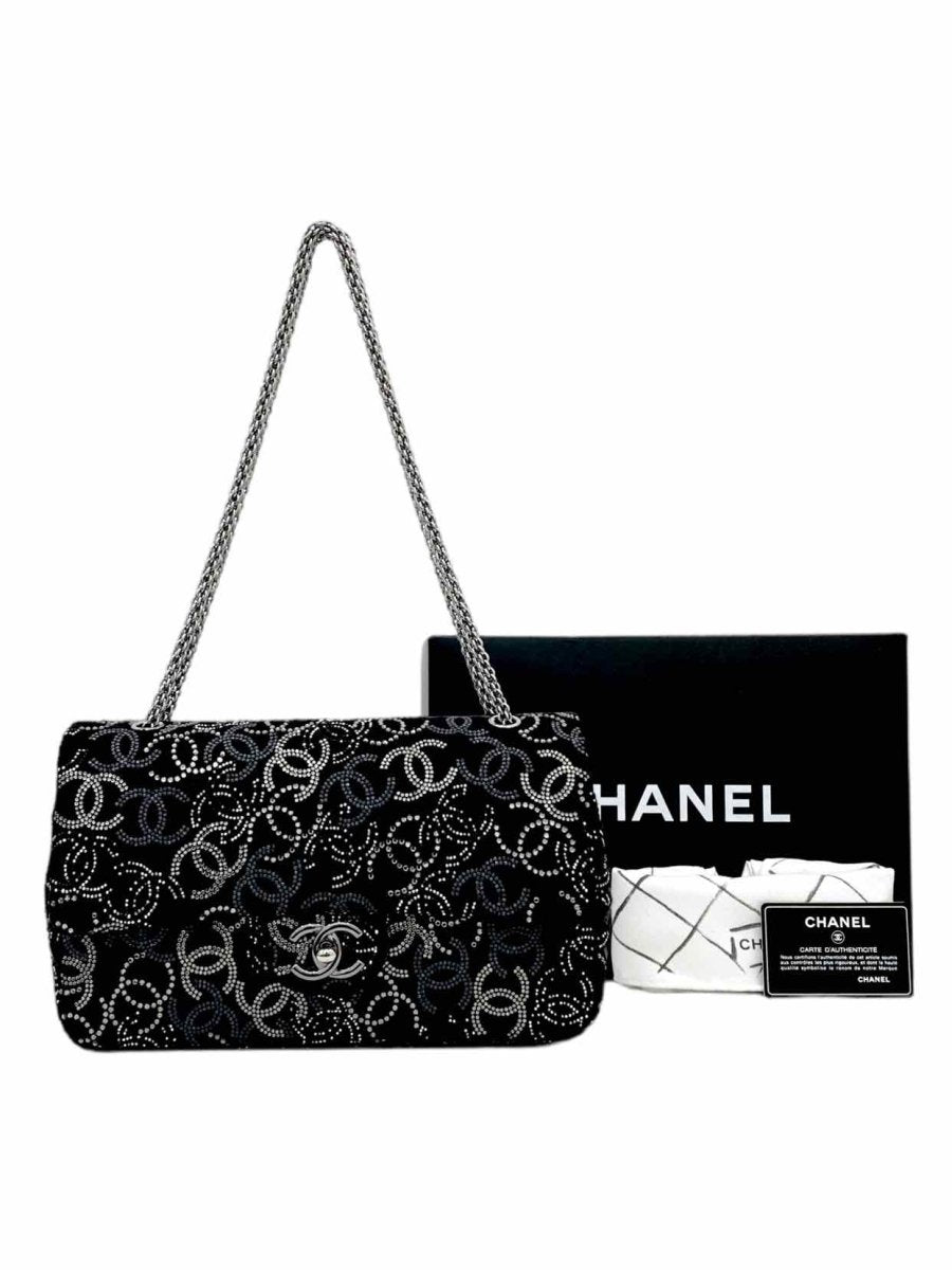 CHANEL Paris-Shanghai Pudong Flap Black Shoulder Bag