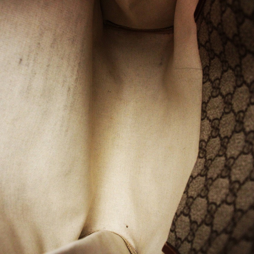 Gucci Beige Monogram Canvas Tote Bag Medium