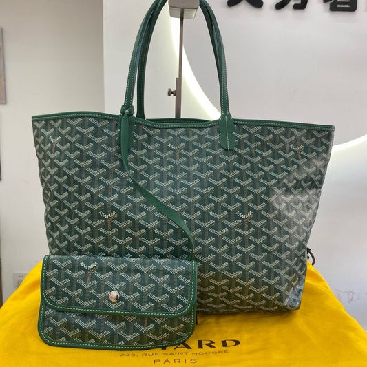 Goyard Green Tote 34x26x14cm