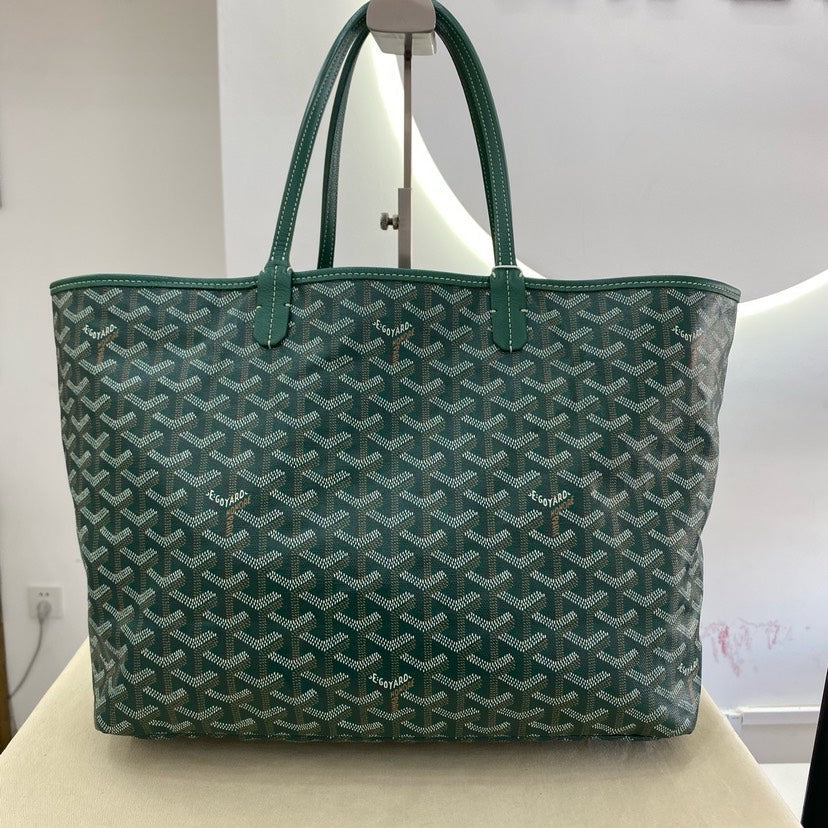 Goyard Green Tote 34x26x14cm