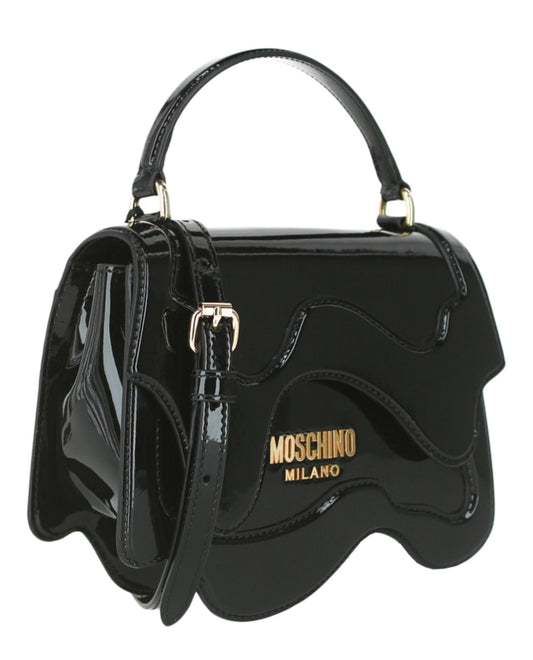 Moschino Melted Design Crossbody Bag Womens 7574-8004-1555