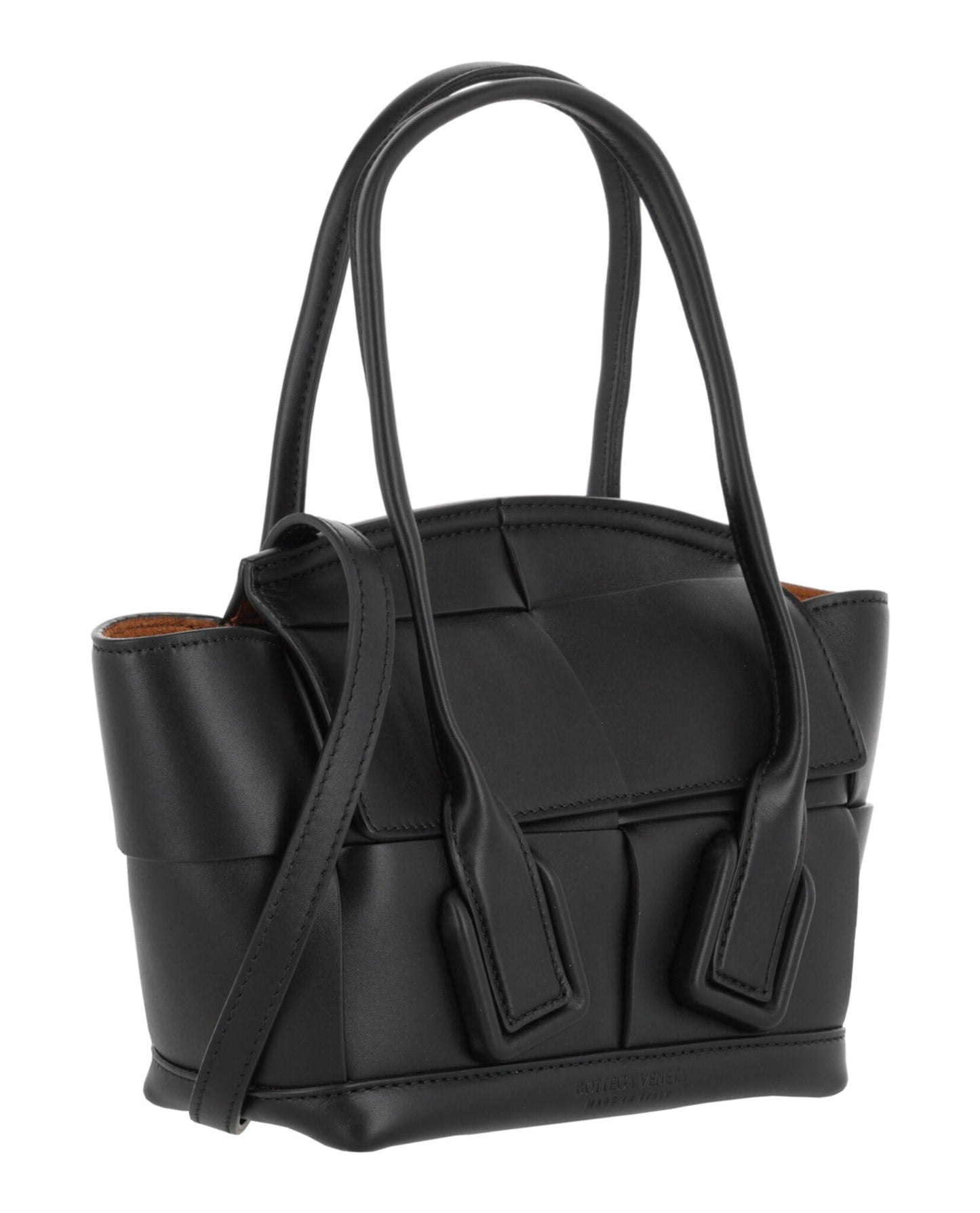 Bottega Veneta Arco 33 Mini Grainy Leather Top-Handle Bag Womens 600606-VMAP1-1229