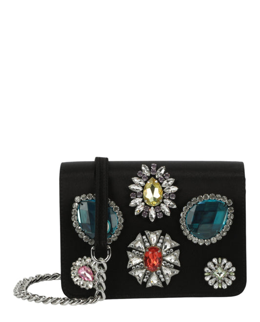 Moschino Bejeweled Crossbody Bag Womens 7580-8220-6555