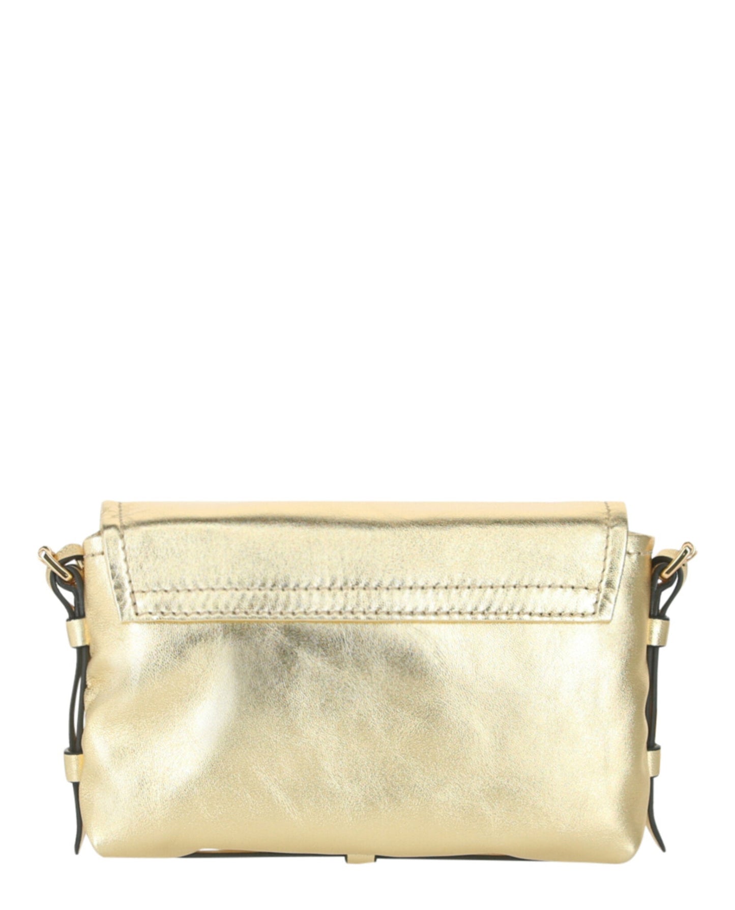 Moschino Logo-Lettering Metallic Crossbody Bag Womens 7303-8011-0615