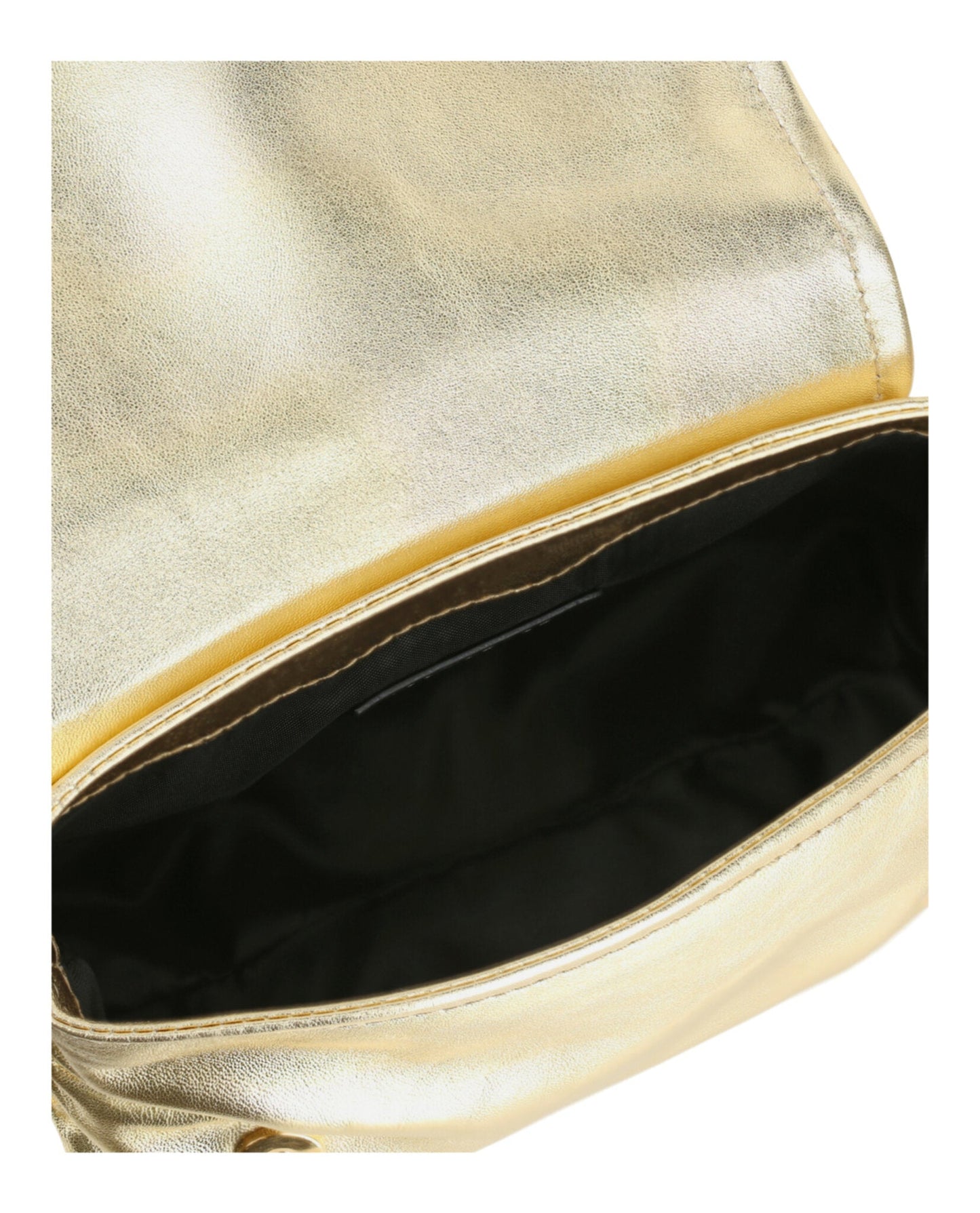 Moschino Logo-Lettering Metallic Crossbody Bag Womens 7303-8011-0615