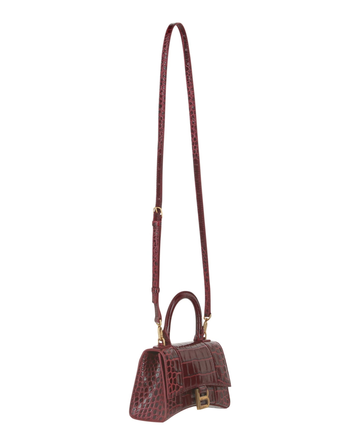 Balenciaga Hourglass XS Top Handle Bag Womens 5928331-LRGM-6211
