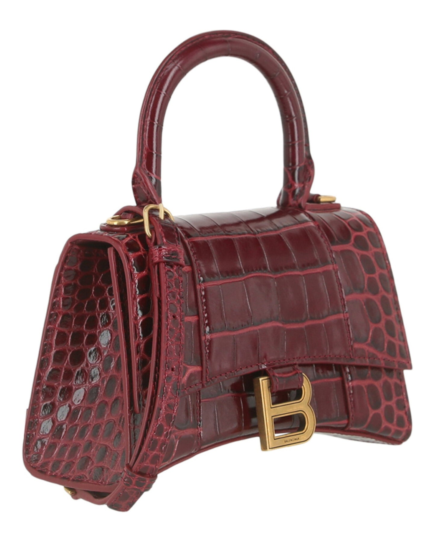 Balenciaga Hourglass XS Top Handle Bag Womens 5928331-LRGM-6211